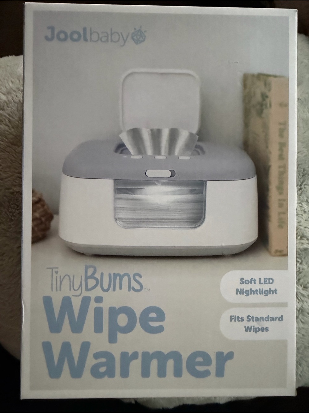 White & Light Gray Wipe Warmer